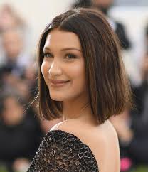 Bella Hadid Mid Length Bob Bella Hadid Short Hair Bella Hadid Hair Short Hair Styles