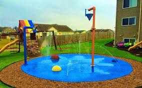 We set the industry standard in residential splash pads with our quick installation of splash pads. Backyard Splash Pad The Perfect Summer Fun For The Kids