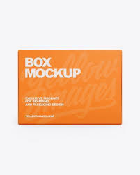 Paper Box Mockup In Box Mockups On Yellow Images Object Mockups Paper Box Mockup Present Your Desi In 2020 Design Mockup Free Box Mockup Free Psd Mockups Templates