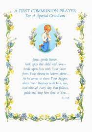 What to write in a first communion card for grandson. First Communion Card For Grandson First Communion Greeting Cards