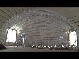 The original plan was to just pay a concrete contractor to build us a slab and then i'd take over from there. Monolithic Dome Construction Process Youtube