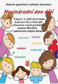Zápis dětí do mš 2020/2021. Den Deti Prochazka Po Parku Mlynarka Mesto Sezemice