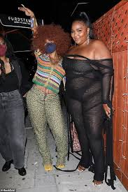 Maybe you would like to learn more about one of these? Lizzo Rocks A Sexy Sheer Jumpsuit At A Party With Boyfriend Sza On Weho Oltnews