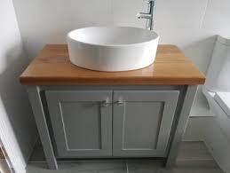 Great savings & free delivery / collection on many items. Manor House Grey Vanity Unit Countertop Sink Aspenn Furniture