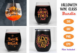 Cocktail glass clipart free download! Halloween Wine Glass Svg Bundle Halloween Party Wine Svg 931978 Cut Files Design Bundles