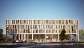 Visualizacion En Arquitectura Maison Du Batiment D Aquitaine Pawel Podwojewski C Motyw Arquitectura Visualizacion De Arquitectura Fachada Arquitectura