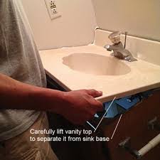 How To Remove A Bathroom Vanity Cabinet