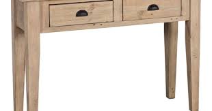 Console De Salon En Bois Clair Style Campagne En 2020 Bois Recycle Tiroir Bois Console 2 Tiroirs