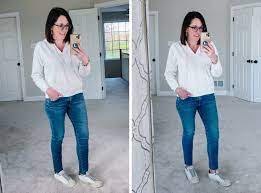 Cut through both layers of fabric on each leg simultaneously. How To Cut Your Jeans For A Diy Raw Hem