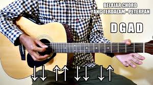 Belajar Chord Yang Terdalam Peterpan Buat Pemula Youtube