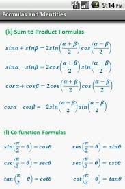 Digital Wish Apps Center Trigonometry Quick Reference Learning Mathematics Math Methods Studying Math