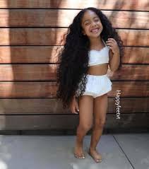 Divide your hair into two equal parts. Girls With Longhair Is So Adorable Mix Baby Girl Cute Black Babies Cute Little Girls Outfits
