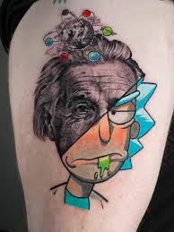 Rick Sanchez Albert Einstein Tattoo Em 2020 Tatuagem De Rick E Morty Tatuagem Modelo Tatuagem He also appears in real life as an historical character. pinterest