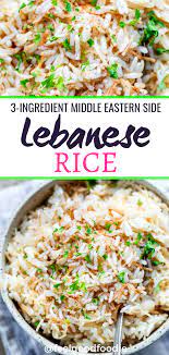 Lebanese Rice Recipe Lebanese Rice Recipe Middle East Recipes Middle East Food