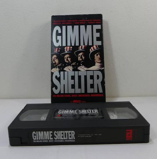 Gimme Shelter (1970 Film) ~ VHS Video Cassette, 90min/color, Rated R (abkco  Films,1991) ~ the Rolling Stones 1969 U.S. Tour Documentary - Etsy