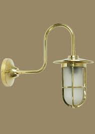Aussenlampe Aus Messing Mit Vergittertem Glas Lampe Aussenlampe Aussenleuchten