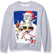 Check spelling or type a new query. Merry And Fun Cat Christmas Sweatshirts For Men Meow As Fluff