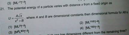 The Frequency Of Vibration Of A String Is Given By F N2l Tm Where T Is Tension In The String L Is The Length N Is Number Of Harmonics The Dimensional