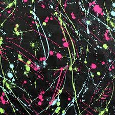 Maybe you would like to learn more about one of these? Neon Paint Splatter On Black Cotton Spandex Knit Fabric 6 50 Neon Painting Paint Splatter Background Neon Theme