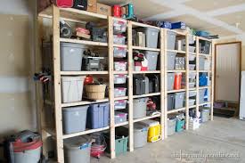 Maximize storage with shelves on the sidewall of garage. How To Build Garage Shelves Infarrantly Creative