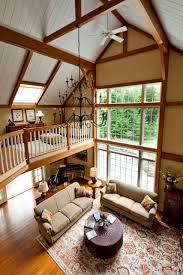 Great Room And Balcony Yankee Barn Homes Home House Interior