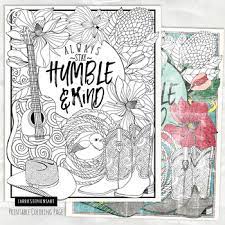 It's not for people of importance. Country Music Coloring Page Always Stay Humble And Kind Printable Colouring