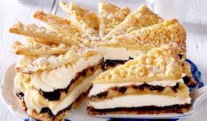 Windmuhler 2x 20er Murbeteige 2x 20er Blatterteige 1 Glas Susskirschen 3 El Starke 2 El Kirschmar Pflaumenmus Rezepte Kuchen Und Torten Rezepte Friesentorte