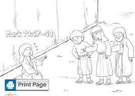 388 bible activity sheets are collected for any of your needs. Jesus Heals The Blind Man Coloring Pages Free Printables Connectus