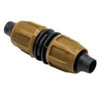 1/2" Universal Nut-Lock Coupling Drip Irrigation Tubing Compression Fitting  Connector (Fits All Tubing .530, 600 and .620 ID (16, 17, 18 mm)