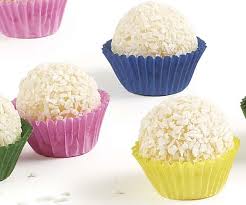 Coconut Brigadeiros Coconut Brigadeiros Candy Recipes Christmas Candy Recipes