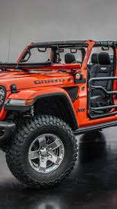 Jeep Gladiator Gravity Is A Concept You Can Build Now Roadshow Jeep Gladiator Orange Jeep Jeep Wrangler