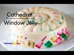 Cathedral Window Jelly Is A Colorful And Delicious Dessert That You Can Make For The Holidays It Is Very Eas Jelly Recipes Jelly Desserts Dessert Recipes Easy