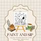 Leaf It To Snoopy: Paint and Sip event image