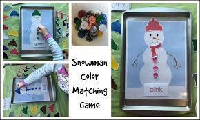 Additional thanksgiving activities for preschoolers. Free Snowman Color Matching Activities For Preschoolers The Preschool Toolbox Blog