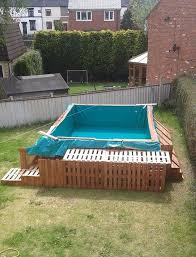 Cost Effective Pallet Outdoor Swimming Pool Pallet Pool Building A Swimming Pool Diy Swimming Pool
