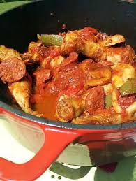 Poulet Basquaise Au Chorizo Recette Recette Poulet Basquaise Poulet Poulet Basquaise Cocotte