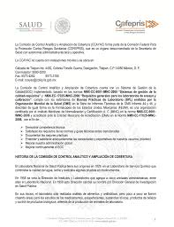 Comisión de autorización sanitaria subdirección ejecutiva de fármacos y medicamentos. La Comision De Control Analitico Y Ampliacion De Cobertura