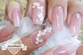 Disenos para unas paso a paso unasdecoradas club. Unas Acrilicas Sencillas Blancas Para Bodas Manicura De Unas Unas Acrilicas Sencillas Manicura