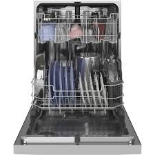 Ge Front Control Tall Tub Dishwasher In Stainless Steel With Stainless Steel Tub And Steam Prewash 48 Dba Gdf645ssnss The Home Depot