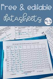 Free And Editable Data Sheets For Academics Iep Goals Sight Wo Special Education Data Progress Monitoring Special Education Data Collection Special Education