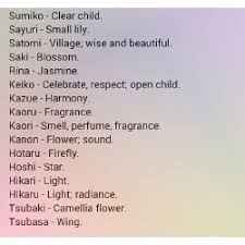 What Should Your Japanese Name Be Girls Only Japanese Names And Meanings Japanese Words Japanese Names