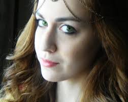 Cabeza jazmín cadena, tocado, pieza de cabeza de gitana, accesorios  bohemios.