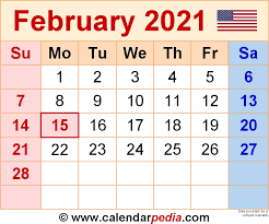 Below are year 2021 printable calendars you're welcome to download and print. 30 Free February 2021 Calendars For Home Or Office Onedesblog
