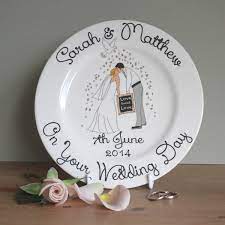 Personalised Wedding Plate Etsy Wedding Plates Wedding Plates Personalized Handmade Wedding Gifts