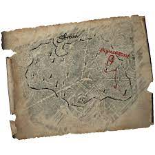 Dragon Burial Map Skyrim Map Of Dragon Burials - Skyrim Wiki