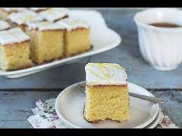 Lemon Drizzle Traybake By Odlums Youtube Lemon Drizzle Traybake Tray Bake Recipes Baking Sweets