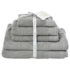 Maybe you would like to learn more about one of these? Laabode 5 Piece Dove Grey Luna Cotton Bathroom Towel Set Temple Webster