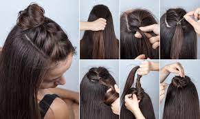 Being versatile, this hairstyle can suit any face shape and is quite easy to adopt as well. Top 20 Simple Hairstyles For Gowns And Frocks Styles At Life