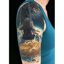 Ryan Flaherty Ryan Flaherty Space Tattoo Chicago Tattoo