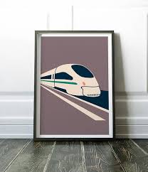 Train Wall Art Wall Art Prints Train Poster Train Print Minimalist Train Modern Train Print Modern Train Poster Train Wall Art Wall Art Prints Art Prints